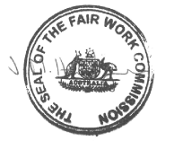 al of the Fair Work Commission with Member's signature.